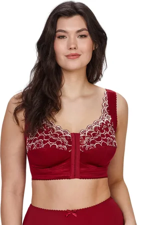 Kudreshov Grande taille Soutien gorge dentelle ouvert devant