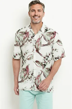 Yves Enzo Chemise manches courtes imprimé fleuri - Yve-vs-50-6 - - Viscose
