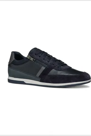 Geox Baskets chic cuir à semelle fine - Geo-u554ga - - Caoutchouc