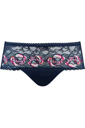 Playtex Culotte taille haute Flower Elegance - Decibel - - Polyamide