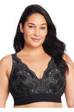 Glamorise Grande taille Bralette Bramour Lexington dentelle