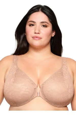 Glamorise Grande taille Soutien-gorge dentelle avec dos nageur