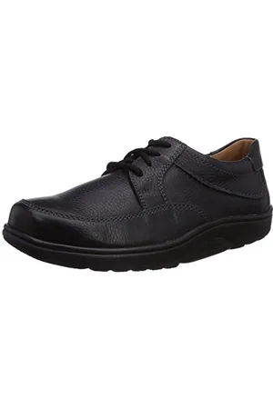 Ganter Aktiv Heimo, Weite H, Derby Homme, Noir (schwarz 0100), 47 EU (taille fabricant: 12 UK)
