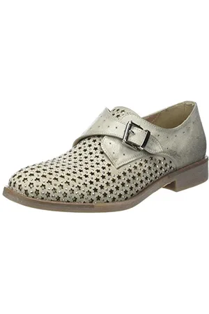 DONNA PIÙ Femmes Ave Richelieus, Argent (Osso/Ghiaccio 003), 40 EU