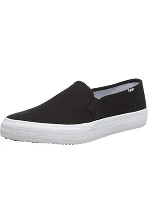 Keds Femme Double Decker Canvas SMU Basket, Black, 35.5 EU