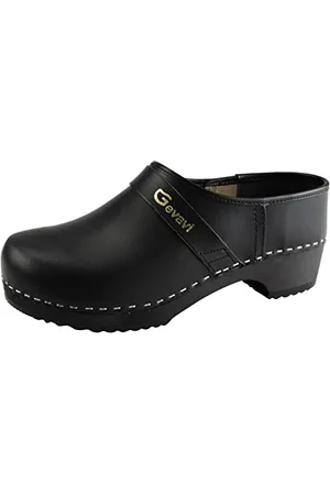 Gevavi 900 SCHOENKLOMP ZWART, Mules mixte enfant - Noir - Schwarz (Schwarz(Zwart) 00), 27 EU