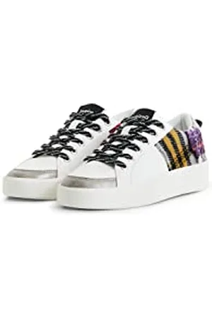 Desigual Femme Shoes_Fancy_Tartan 1000 White Basket, , 38 EU