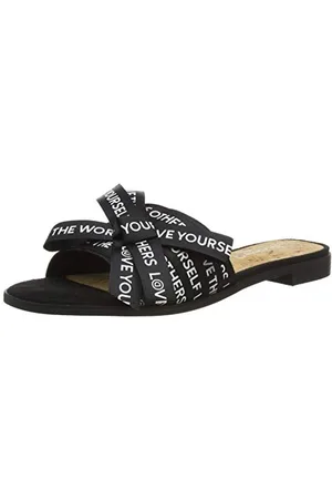Desigual SHOES MAMBO LETTERING, Sandales Bout ouvert Femme, , 36 EU
