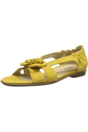 Gabor Shoes Fashion, Sandales Bride Cheville Femme, Jaune (Sun 10),35.5 EU