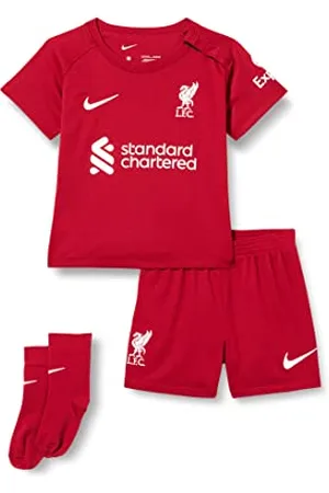 Liverpool F.C. Liverpool FC Liverpool FC, Tenues de Football Unisexe, Saison 2022/23 Officiel Domicile, Mixte, Tough Red/White, 9-12 Mois