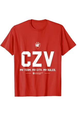 Euroleague Teams - Crvena Zvezda MTS Belgrade (red) T-Shirt