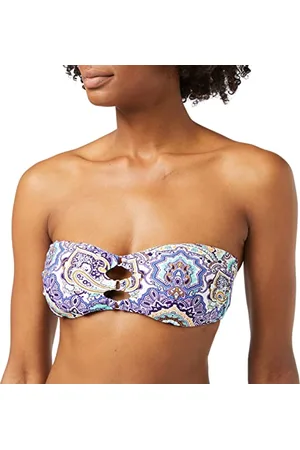 Seafolly Summer Chintz Bandeau Bra Haut De Maillot, , 95B (Taille Fabricant: 14) Femme