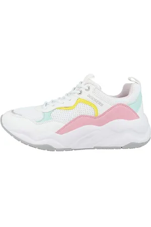 Dockers Femme 46nt201-617509 Sneakers Basses, Blanc (Weiss/Multi 509), 36 EU