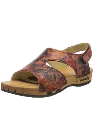 Woody Femme Stefanie Mules, Multicolore (Coral 091), 38 EU