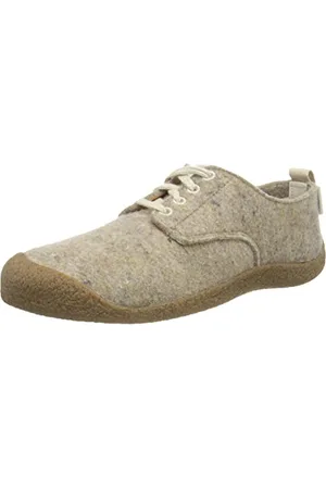 Keen Femme Mosey Derby Basket, Taupe Felt/Birch, 39.5 EU