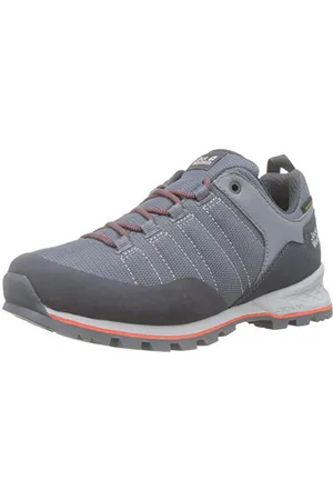 Jack Wolfskin Femme Scrambler Lite Texapore Low W Chaussures de Randonnée Basses, (Pebble Grey/Orange Coral 6512), 36 EU