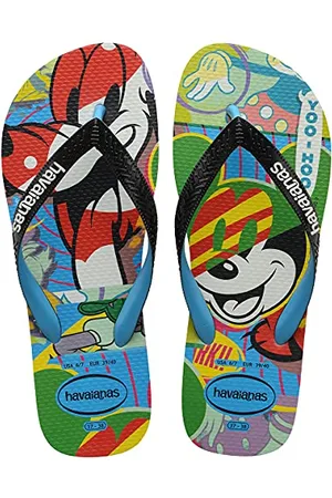Havaianas Disney Stylish, Tongs Confortables, Légères et Résistantes, Designs Disney et Pixar, Lanières Larges, Adultes Unisexe