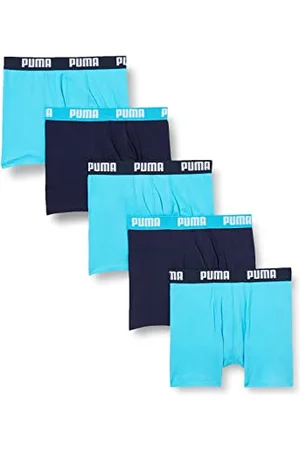 PUMA Boxer sous-vêtement, , 122-128 (Lot de 5) Enfant Unisexe