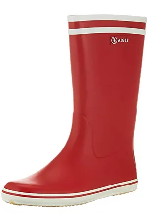 Aigle Malouine BT, Bottes de Pluie Femme - ROUGE - 35 EU