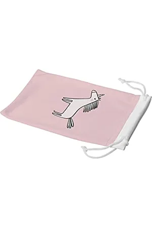 Bonamaison Imprimé Numériquement Lunettes Étui avec Cordon ​de Serrage, 100% Coton, Sac Lunettes, Pochette à Lunettes, 1 Pièce, Taille: 11x19 Cm