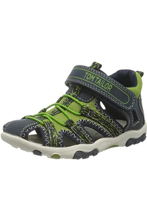 TOM TAILOR Bébé garçon 1172802 Sandale de Sport, Bleu Marine/Citron Vert, 22 EU