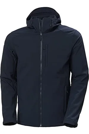 Helly Hansen Mens Paramount Hooded Softshell Jacket, 2XL, Navy