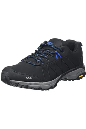 Trespass DLX Chaussures de Trekking et de Randonnée KEYBOARDII pour Hommes, (Black Blk), 42 EU