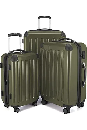 Hauptstadtkoffer ALEX - Lot de 3 valises, Valises de voyage, Trolley, Bagages rigides, Set de voyage, 4 roues doubles (S,M & L)