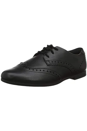 Clarks Fille Scala Lace Y Derbys, Black, 37 EU