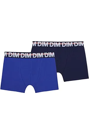 Dim Boxer Garçon Eco Classique Coton Stretch Doux x2, , 14 ans