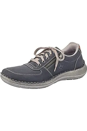 Rieker Homme 03030-14 Derbys, Bleu (Pazifik/Amaretto 14), 46 EU