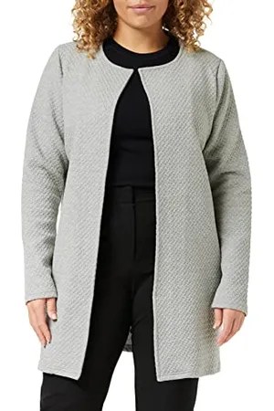 VILA Clothes Vinaja New Long Jacket-Noos, Veston Femme, , 40 (Taille Fabricant: Large)
