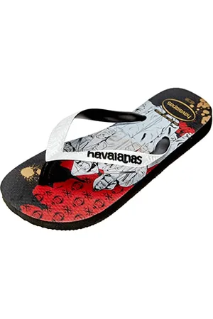 Havaianas Top Netflix, Tongues Mixte, Noir Blanc, 33/34 EU