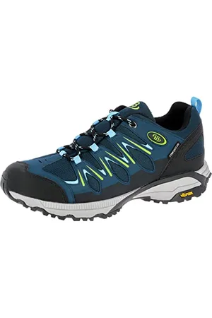 BRUTTING Expedition, Chaussures de Randonnée Basses Femme, Bleu (Marine/Blau/Lemon Marine/Blau/Lemon), 40 EU