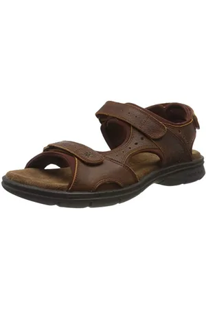 Panama Jack Homme Salton Basics Sandales Bout Ouvert, Marron (Cuero C4), 42 EU