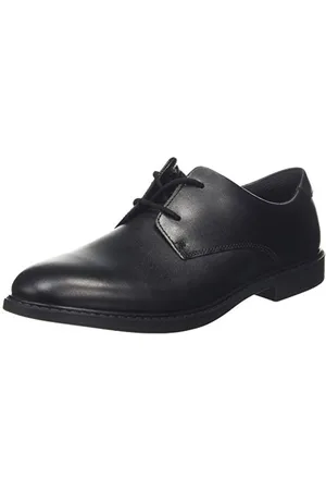 Clarks Garçon Scala Loop Derbys, Noir , 39 EU Large