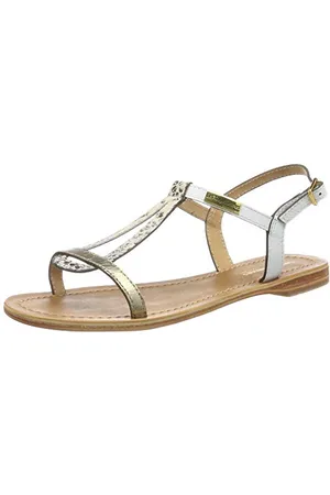 Les Tropéziennes par M Belarbi Femmes HAMAT Sandales Bride Arriere, Blanc (Blanc/Multi 104), 40 EU