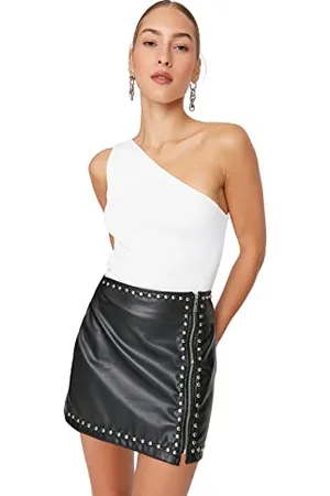 Trendyol Mini Jupe trapèze tissée pour Femme, , 62