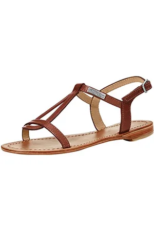 Les Tropéziennes par M Belarbi Femme HAMESS Sandales Bride Arriere, Marron (Tan Brosse), 39 EU