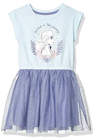 Amazon Disney | Marvel | Star Wars Robes Tutu en Maille à Manches Courtes - couleurs abandonnées Fille, , 9 ans