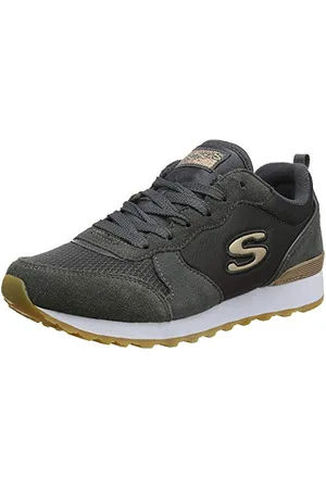 Skechers Femme Retros-og 85-goldn Gurl Baskets, Gris Ccl, 39 EU