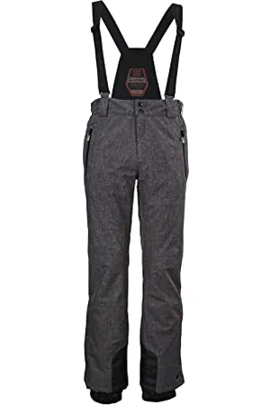 Vêtement Ski Homme Pantalon De Ski Killtec Enosh Homme - Bretelles Amovibles - 100% Imperméable - Taille L Orange Pantalon De Ski Homme Avec Bretelles