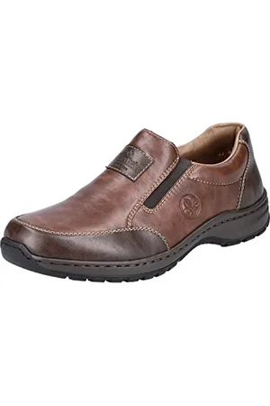 Rieker Homme Herbst/Winter Mocassins, Marron (Toffee/Wood 26), 45 EU