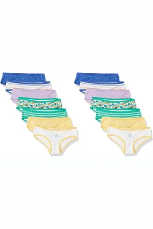 Amazon Culotte Hipster Fille, Lot de 14, , 8 Ans