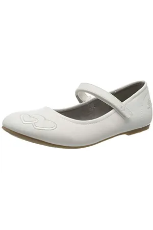 LICO Alicia V Ballerines, Blanc (Weiss Weiss), 34 EU