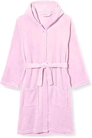 Playshoes Fleece-Bademantel uni Peignoir Mixte enfant (Rosa 14) 98-104