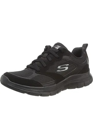 Skechers Femme Flex Appeal 4.0 Sneaker, Noir, 35.5 EU