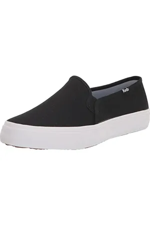 Keds Femme Double Decker Canvas SMU Basket, Black, 38.5 EU