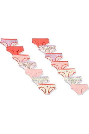 Amazon Culotte Hipster Fille, Lot de 14, , 8 Ans