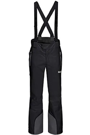 Jack Wolfskin Exolight Mountain Pantalon-1112061 Homme Pantalon, Black, FR : M (Taille Fabricant : 46)